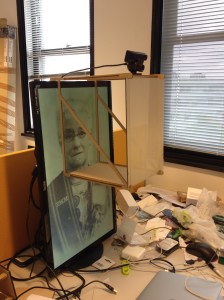 First stage prototype of Sit with Me.